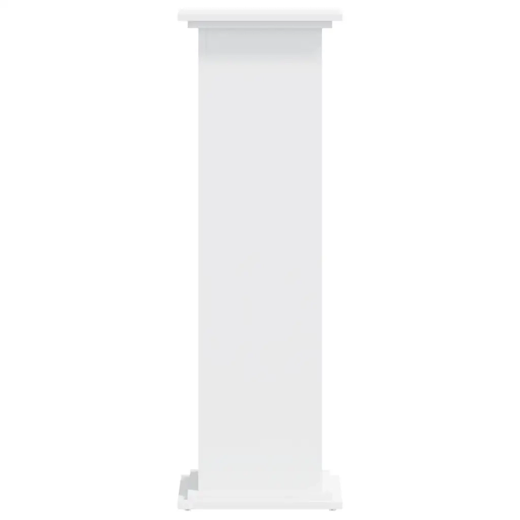 Supporto per Piante Bianco 33x33x100 cm in Truciolato