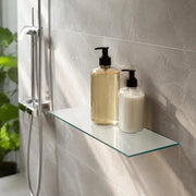 Shelf Glass Transparent 80x30 Cm