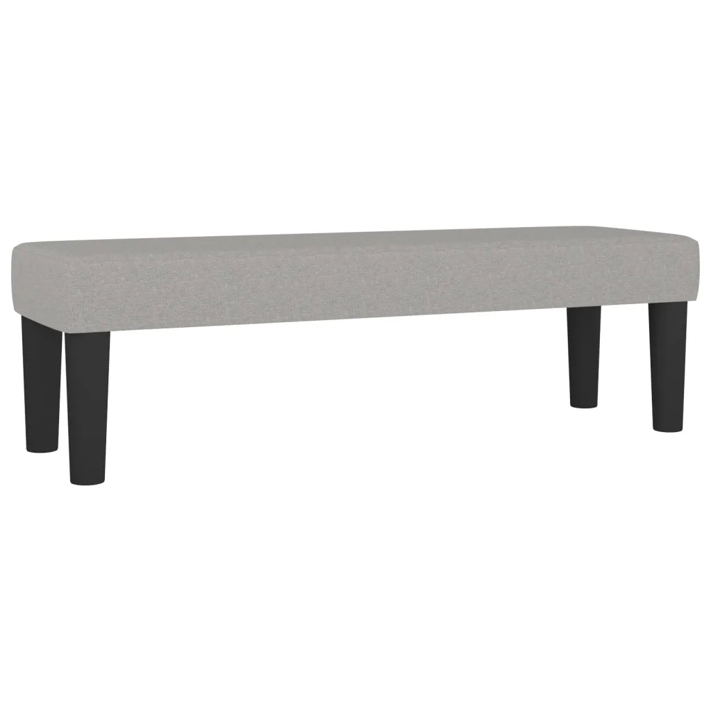 Panca Grigio Chiaro 100x30x30 cm in Tessuto cod mxl 67097