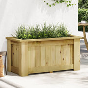 Fioriera Rialzata 100x50x50 cm in Legno di Pino Impregnato 49094