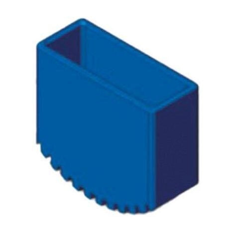 PIEDINO ESTERNO DI RICAMBIO- - 73x25 blu - 2 pezzi MARCHETTI