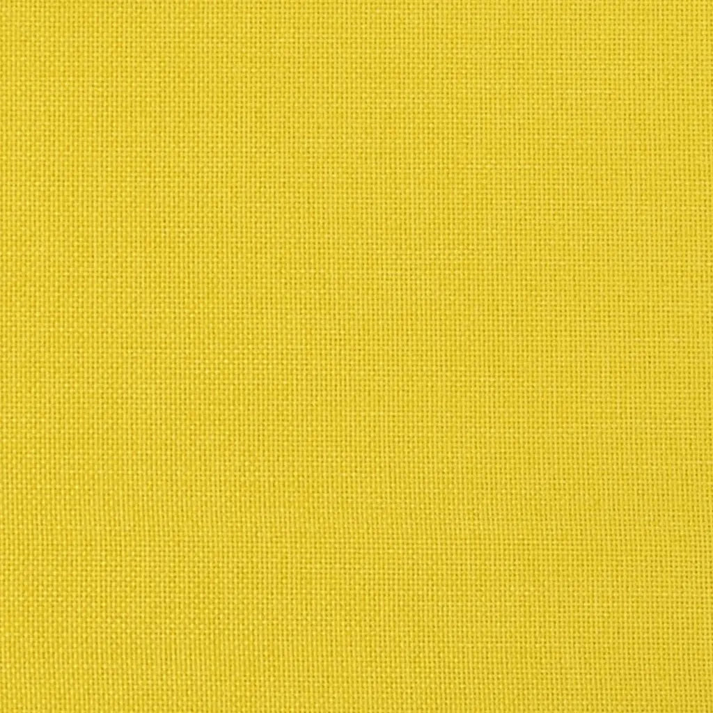 Sedia a Dondolo Giallo Senape in Tessuto CFW3097343
