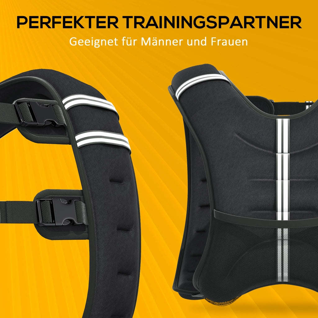 Gilet Zavorrato Pesi 10 kg per Fitness e Allenamento ¨C zephmum ¨C Unisex