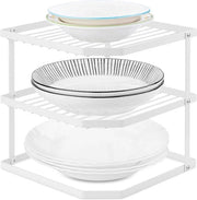 Pannello di supporto per cucina - 3 strati di soluzione di stoccaggio - bianco - multifunzionale