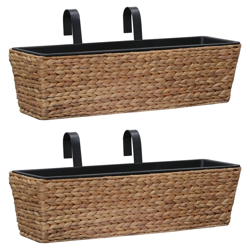 Set di 2 fioriere in giacinto d'acqua da 60 cm 02_0000880