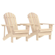 Sedia da Giardino Adirondack con Tavolino in Massello di Abete cod mxl 47780