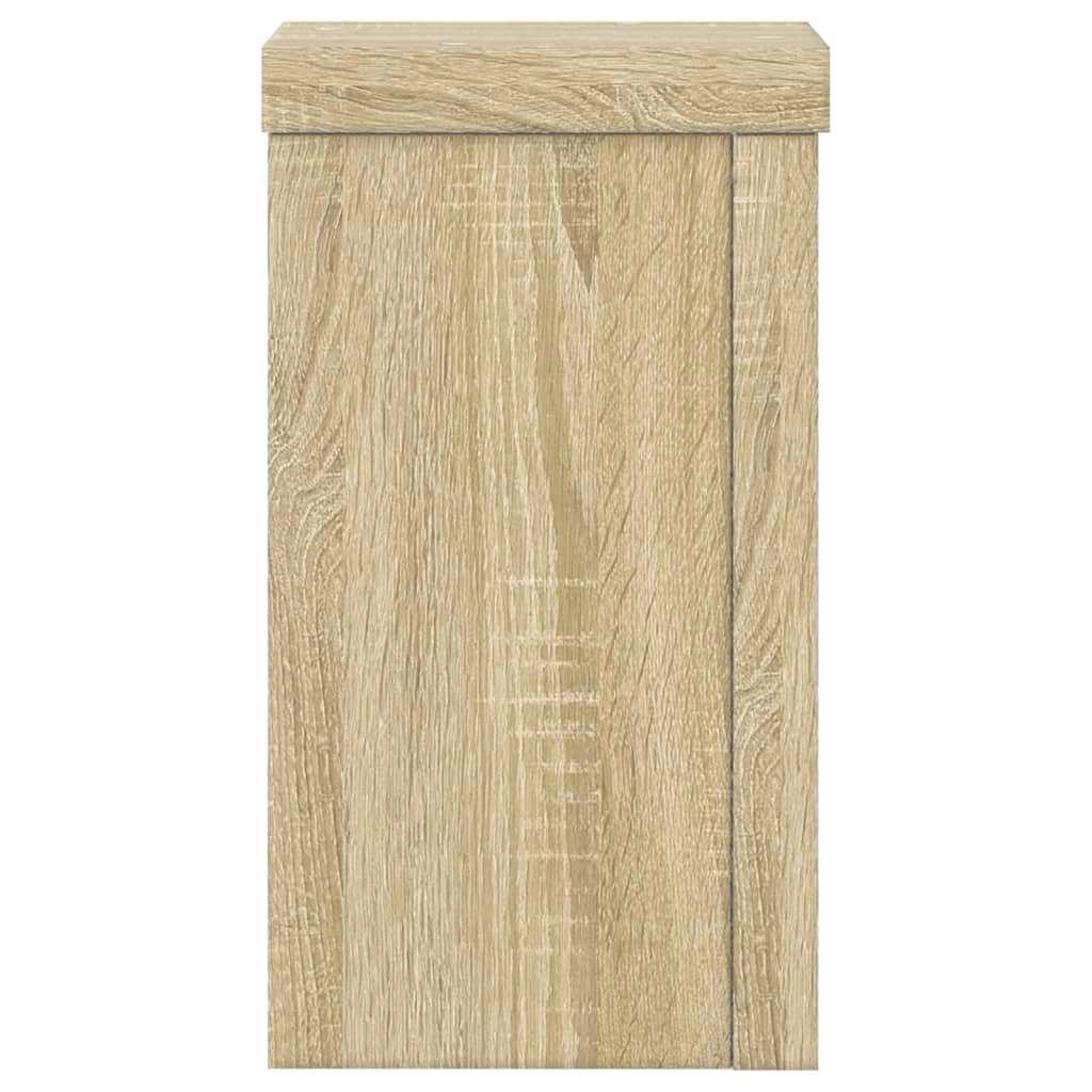 Portavasi mobili per fiori set da 2 legno ingegnerizzato Sonoma marrone 02_0045353