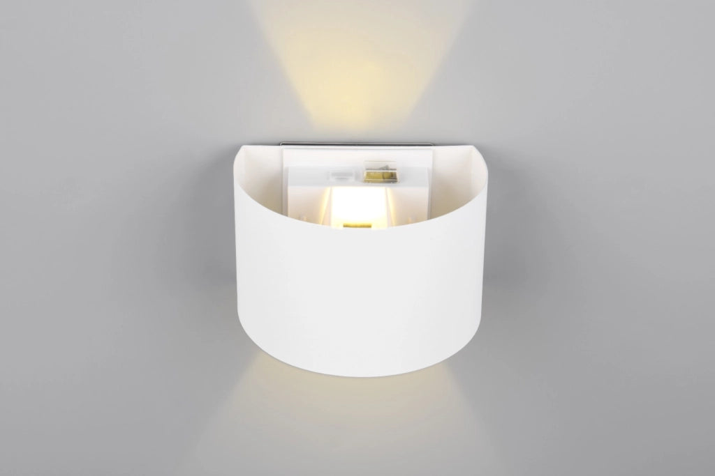 Applique LED 6W ricaricabile con sensore movimento bianca