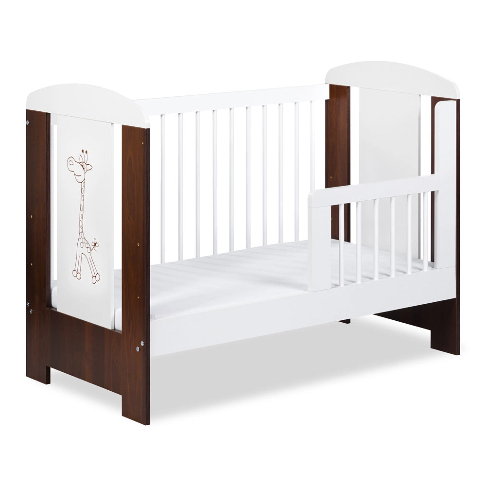 LETTINO GIRAFEE 120x60 BIANCO NOCE