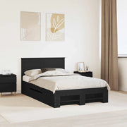 Struttura del letto Nero 120 x 200 cm Legno multistrato 3408775