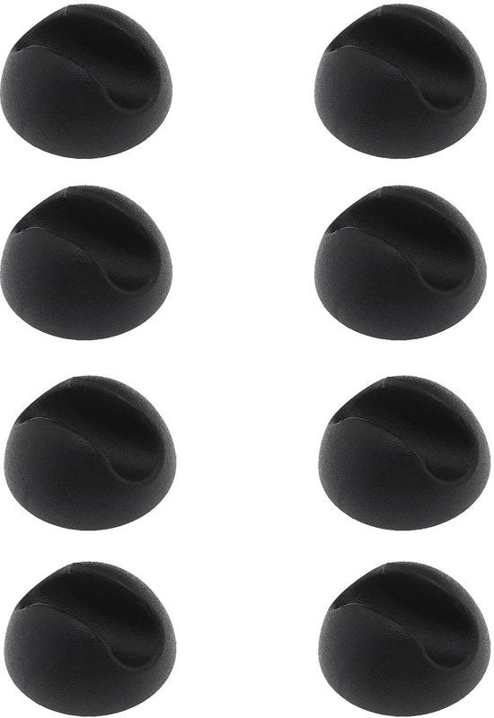 Protezioni per pavimento in silicone - 8 pezzi - Antiscivolo - Resistente allo shock - Dampening - Adatto per supporti di mobili 10-12mm - Protezioni per mobili