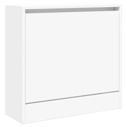 Scarpiera mobile contenitore per scarpe mobile per ingresso/corridoio/soggiorno 60 x 21 x 57 cm legno ingegnerizzato bianco 02_0021478