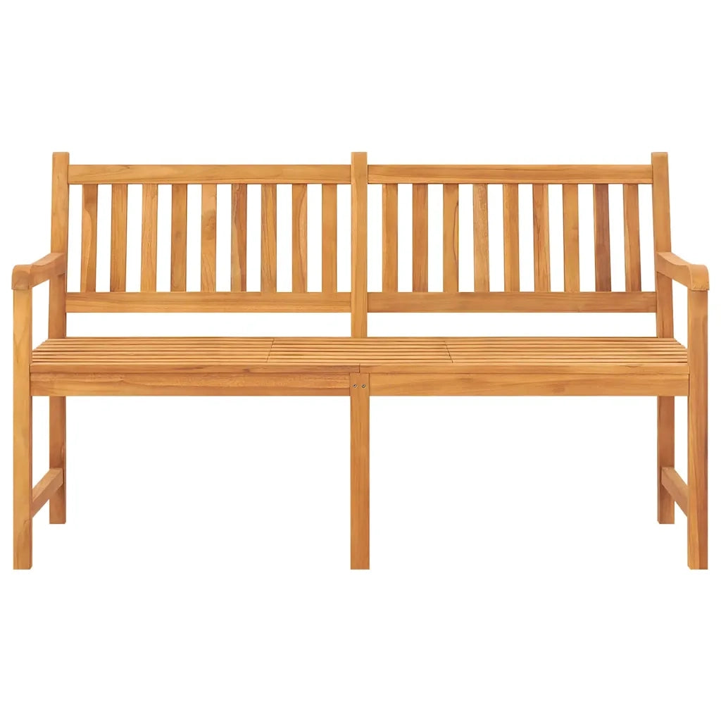 Panca Giardino 3 Posti con Tavolino 150 cm Legno Massello Teak 316631