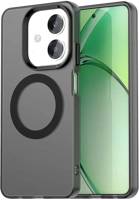 Protezione magnetica per Oppo A40 4G / A40m 4G - Resistenze allo shock - Translucido - Materiale opaco - Silicone - TPU PC - Tessuto - Stile elegante - Colori vari