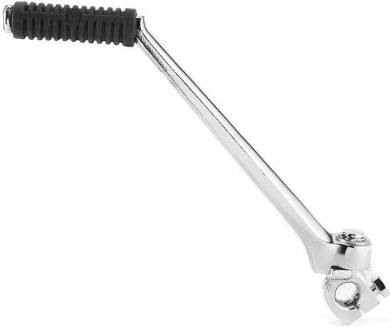 Lever di partenza 280mm - 16mm foro di fissaggio - scanalatura antiscivolo - adatto per Trail PIT PRO - lega di acciaio - nero/argento - avviamento motore