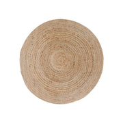 Tappeto Rotondo Bombay, Marrone, Juta, 90x90x1 cm