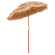 Ombrellone da giardino basculante in stile hawaiano leggero e portatile 175 x 194 cm realizzato in paglia naturale 20_0020017