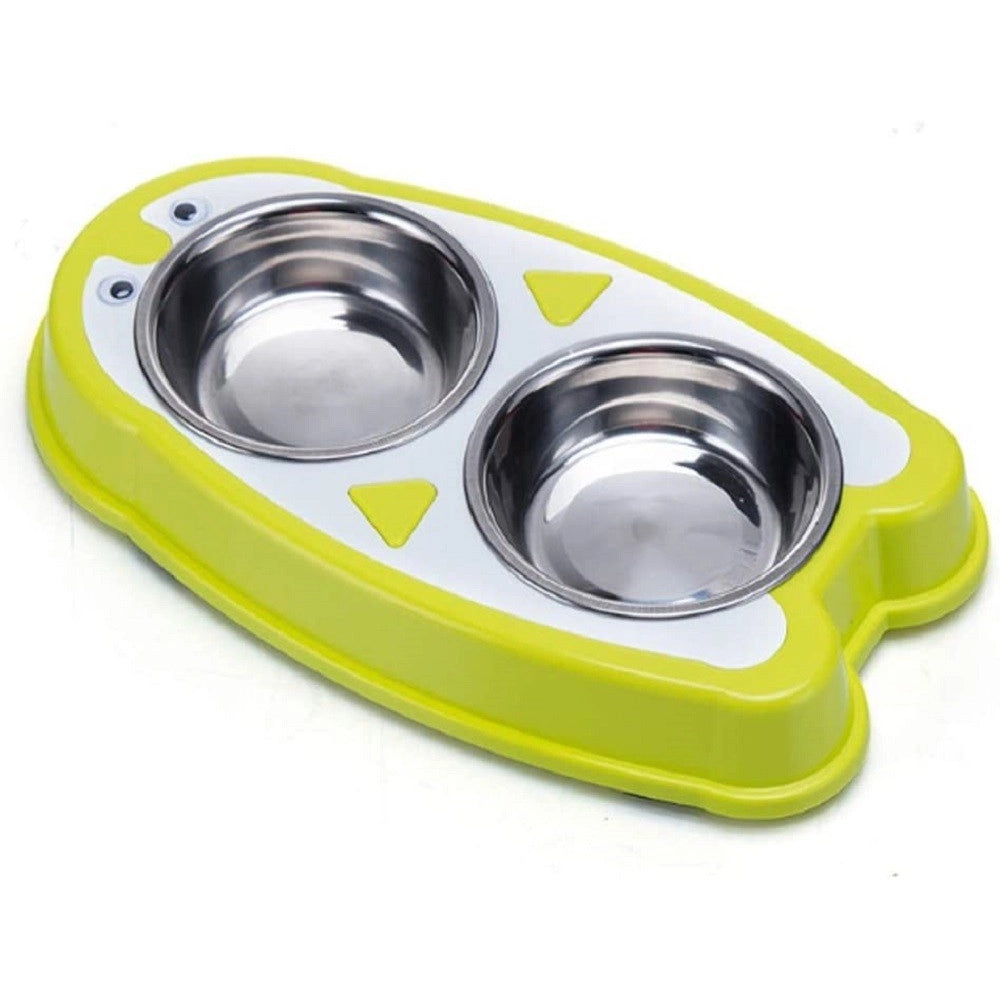 Trade Shop - Ciotola Cane Mangiare Lento Nutrire Sano Animale Cucciolo Alimenti Piatti Piastra -