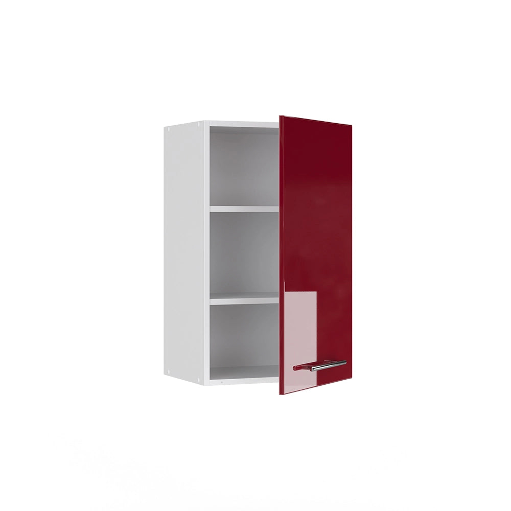 Vicco Pensile da cucina Rosso bordeaux lucido 45 cm