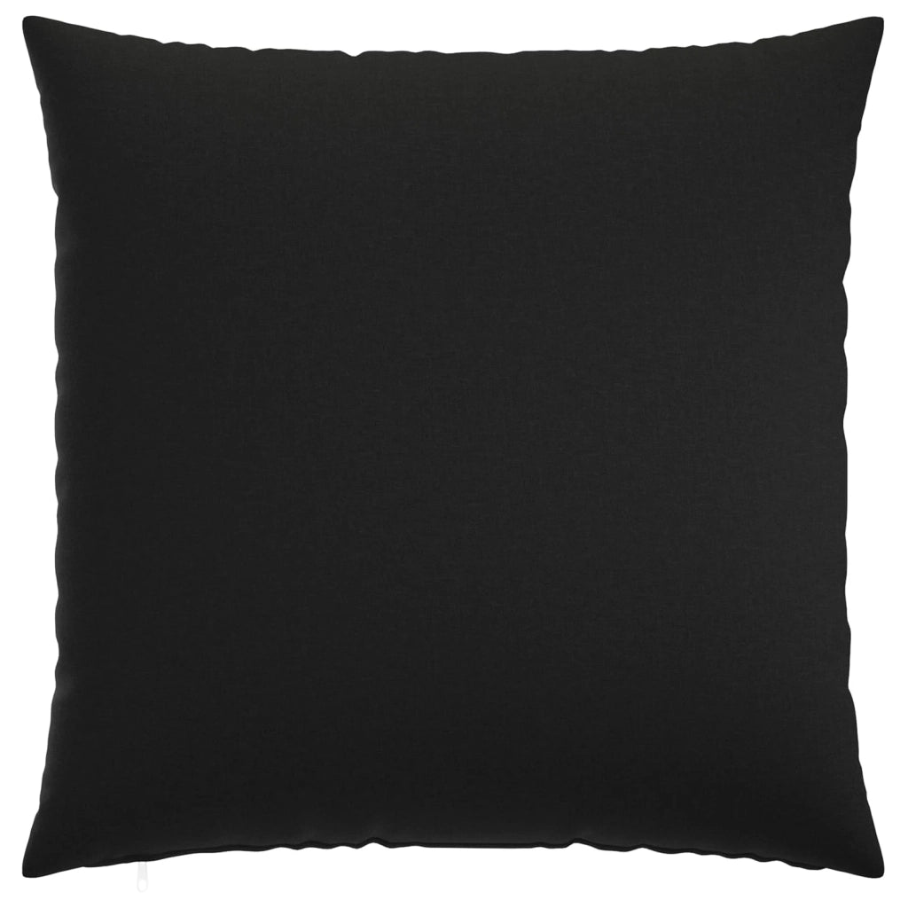 Federa 6 pz HEERLEN Nero 70 x 70 cm Tessuto 913170