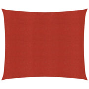 Vela ombreggiante 160 g/m² rossa 4 x 4 m HDPE 02_0009277