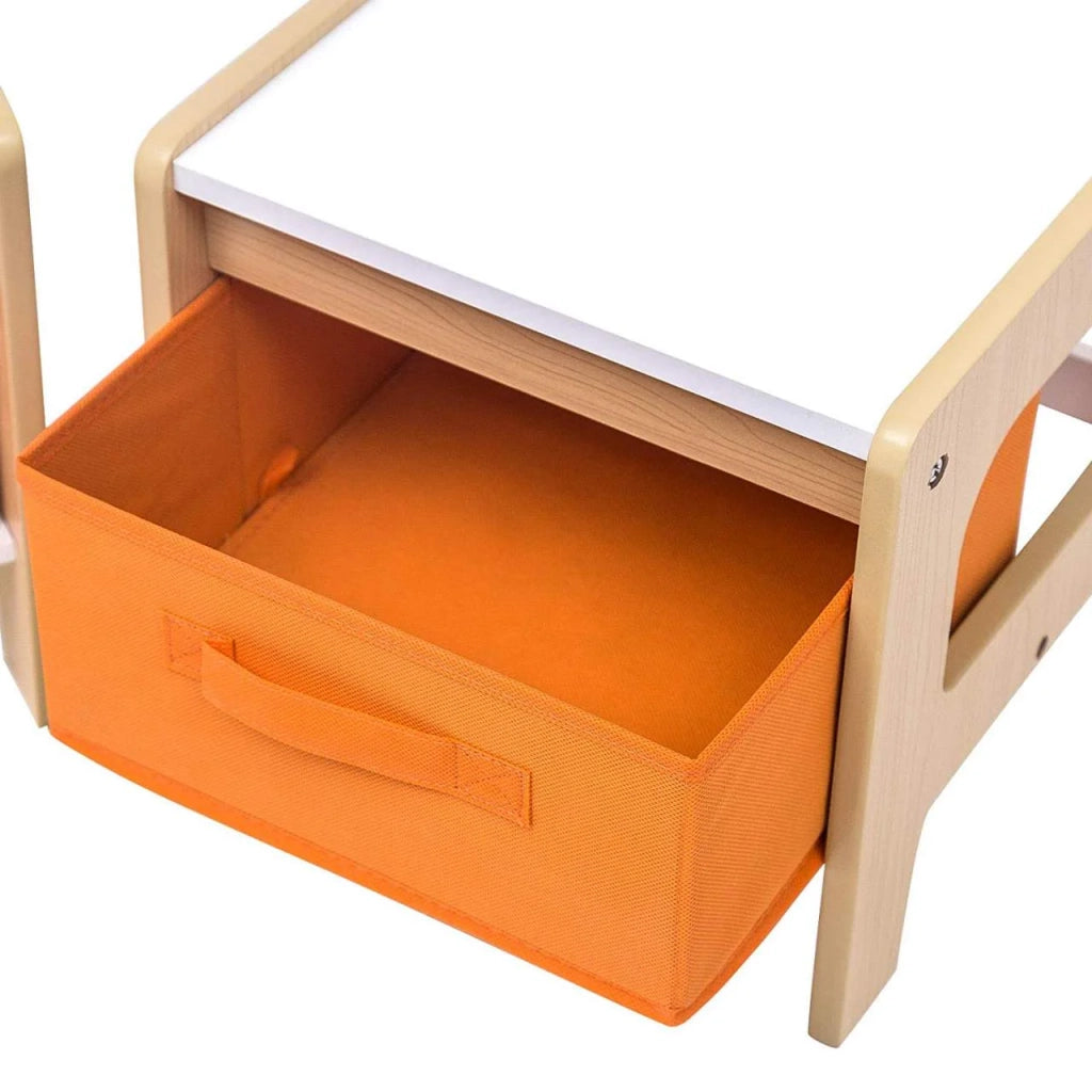 Set di seggiolini per bambini con 2 seggioloni e spazio di archiviazione la scelta migliore per la cameretta del tuo bambino bianco 19_0000386