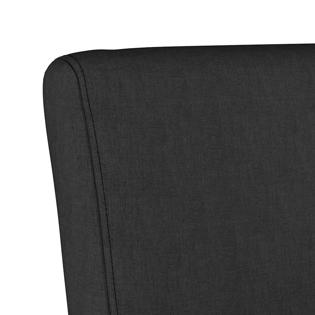 Poltrona | Sedia Pantofola in Tessuto Nero