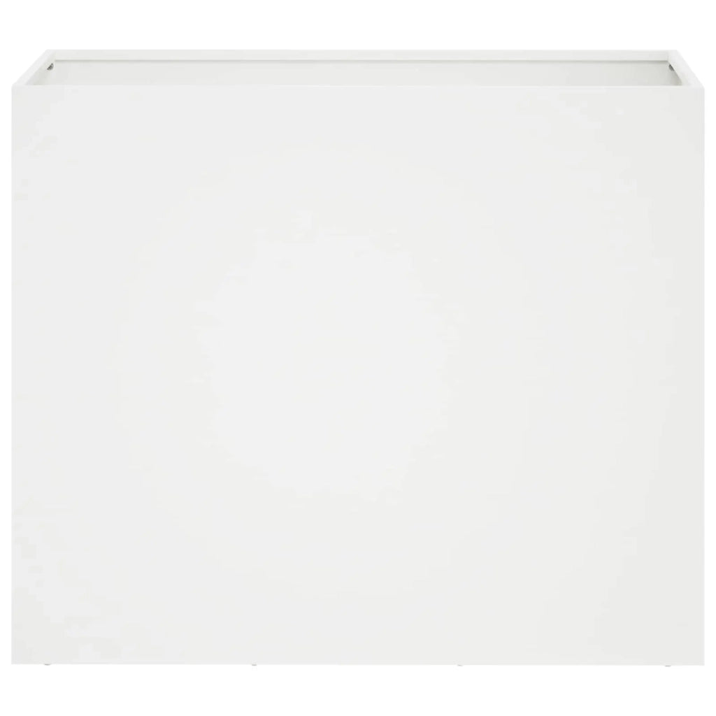 Vaso da giardino 2 pz Bianco 60 x 30 x 40 cm 8005557
