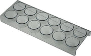 Egg Holders 12 pezzi - compatibili con Gorenje frigorifero - lunghezza 28 cm - larghezza 10 cm - altezza 25 cm - diametro vaschetta 4 cm.