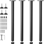Sostegni per tavolo - supporti per tavolo 762 mm alti - 110 mm piattaforma di montaggio - capacità di carico 544 kg