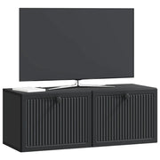 Mobile TV da Muro | Armadietto TV | Mobile Porta TV Nero 78,5 x 31 x 30 cm