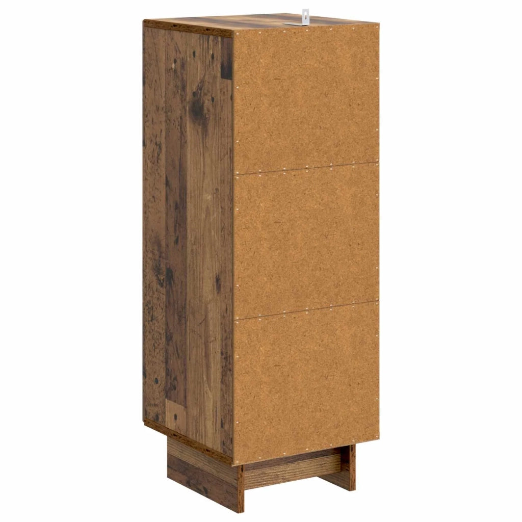 Credenza | Madia | Buffet da pranzo | Armadio da pranzo Legno antico 33 x 34,5 x 90 cm Legno ingegnerizzato