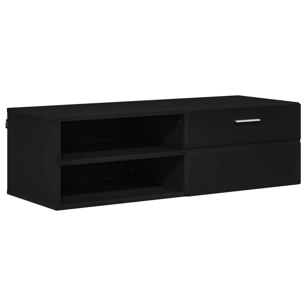 Armadio in Legno Nero 100,5 x 39 x 30 cm Legno multistrato 880242