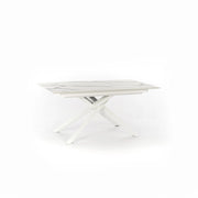 Xavier - Tavolo Allungabile (170/270 x 90 cm) in HPL su MDF Bianco