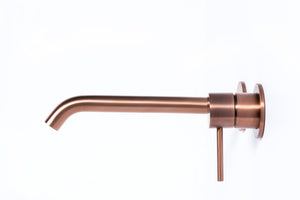 Rubinetto Miscelatore Monocomando a Parete Lavabo Rame Tevere