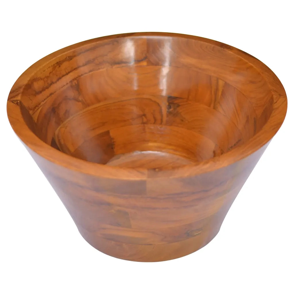 Lavabo in Legno Massello di Teak Î¦40x20 cm cod mxl 41851