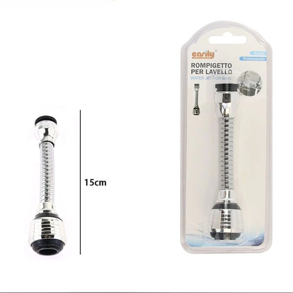 Trade Shop - Rompigetto Per Lavello Rubinetto Aeratore Doccetta Filtro Prolunga 15 Cm 87153 -