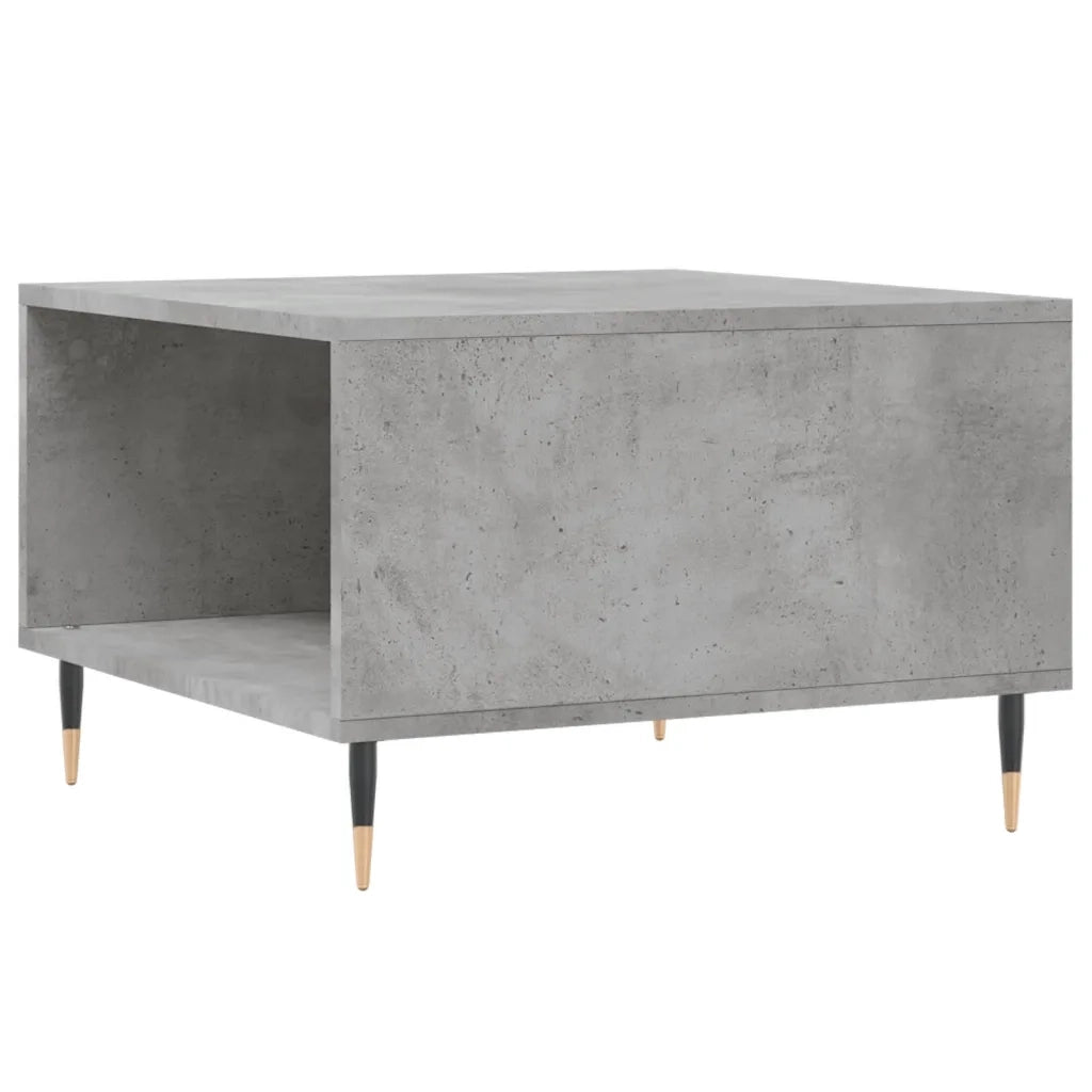 Tavolino salotto | Tavolino da caff¨¨ | Tavolino da Soggiorno Grigio Cemento 55x55x36,5 cm Legno Multistrato