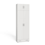 Vicco Scaffale per file Bianco 80 x 182.4 cm con estensione dell'armadio e cassetto