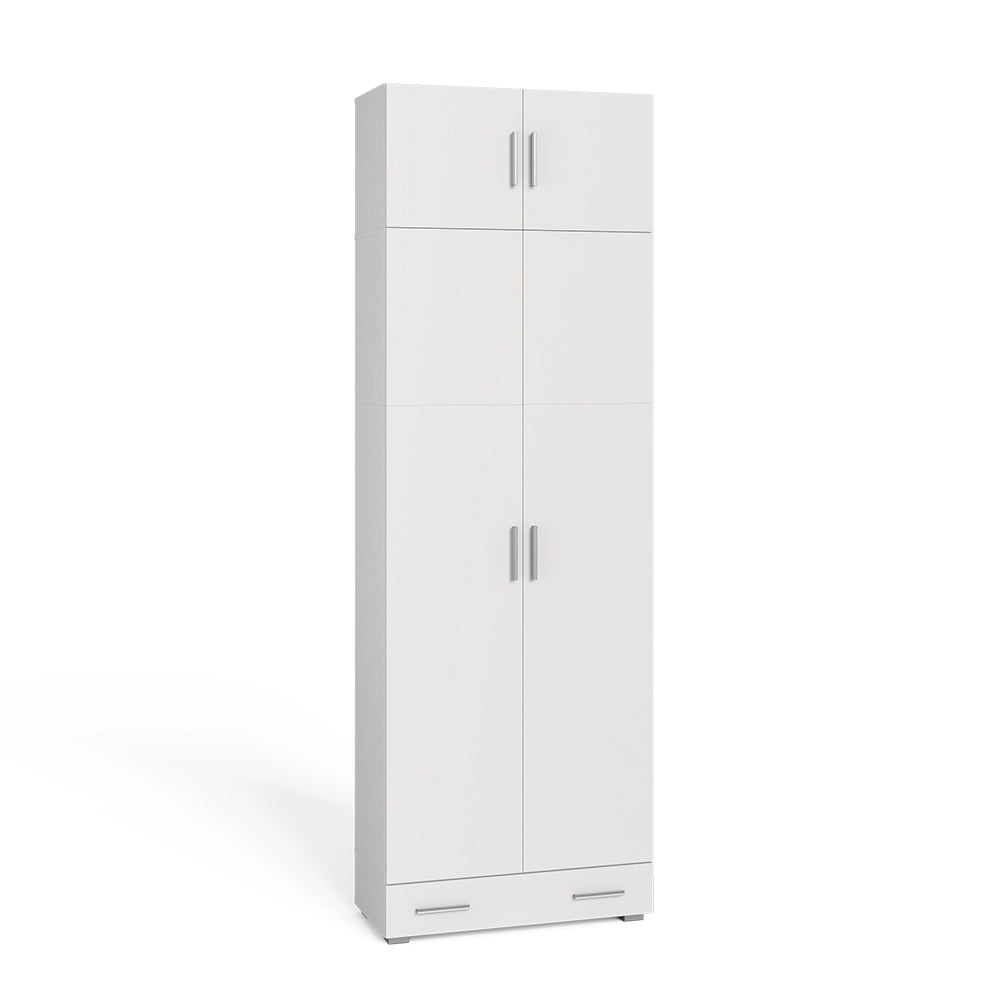 Vicco Scaffale per file Bianco 80 x 182.4 cm con estensione dell'armadio e cassetto