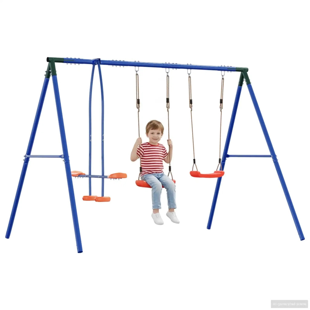 Set di Altalene per Esterni Multicolore 263 x 185 x 185 cm 3429824