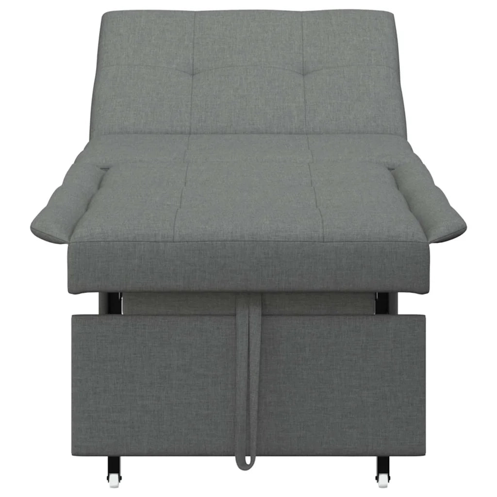 Divano letto-Sofa Letto-Daybed Grigio scuro 194 x 50 x 82 cm Legno compensato