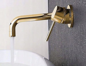 Rubinetto Da Incasso Rea Lungo Gold + Box