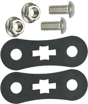Lift perimetrali per serbatoio 2 pezzi - Nero - Acciaio - Compatibili con Harley Sportster Nightster - Per lato - Lunghezza 7cm - Alzatank