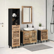 Set di Armadi da Bagno 4 pz Naturale 38 x 33 x 160 cm 3310167