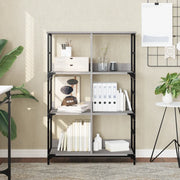 Libreria Grigio Sonoma 78,5x33x117,5 cm in Legno Multistratocod mxl 107029