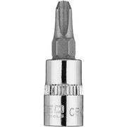 Topex 10-318 inserto giravite ph ph3 su bussola 1/4, corto, 37mm