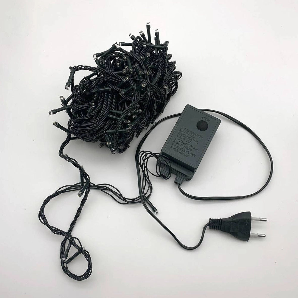 Trade Shop - Catena Luminosa 600 Luci Led Lucciole Multicolore Rgb Con Controller Uso Interno -