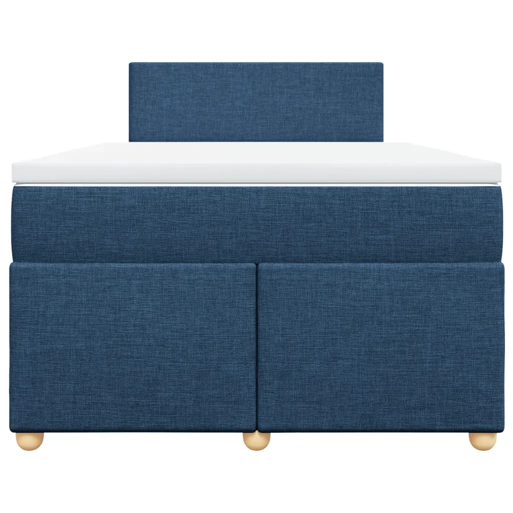 Giroletto a Molle con Materasso Blu 120x200 cm in Tessuto 3286646