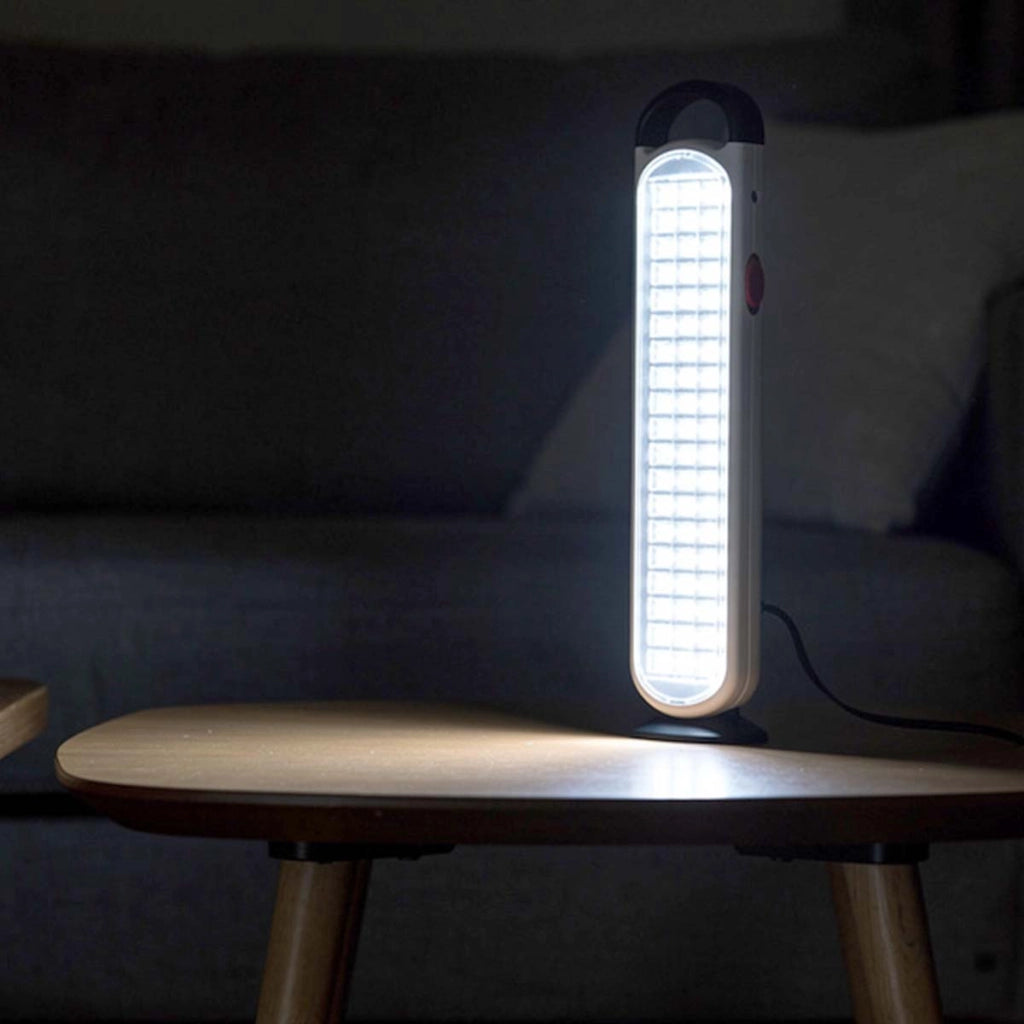 Lampada di emergenza LED 12W portatile ricaricabile USB versatile Bianco Avizar